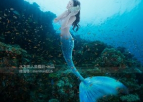 沈梦瑶- ［TGOD推女神］水下美人鱼写真迷失在蓝色海