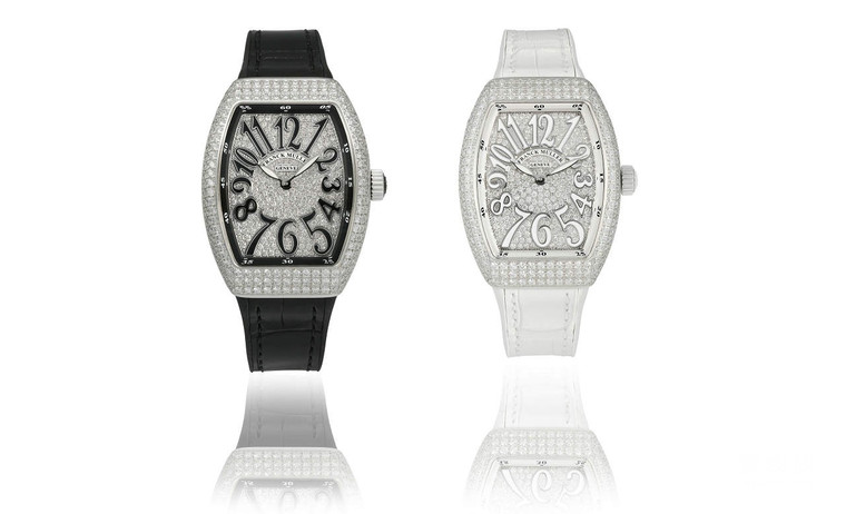 FRANCK MULLER Vanguard Lady in Stainless Steel with diamonds – HKD 236,000