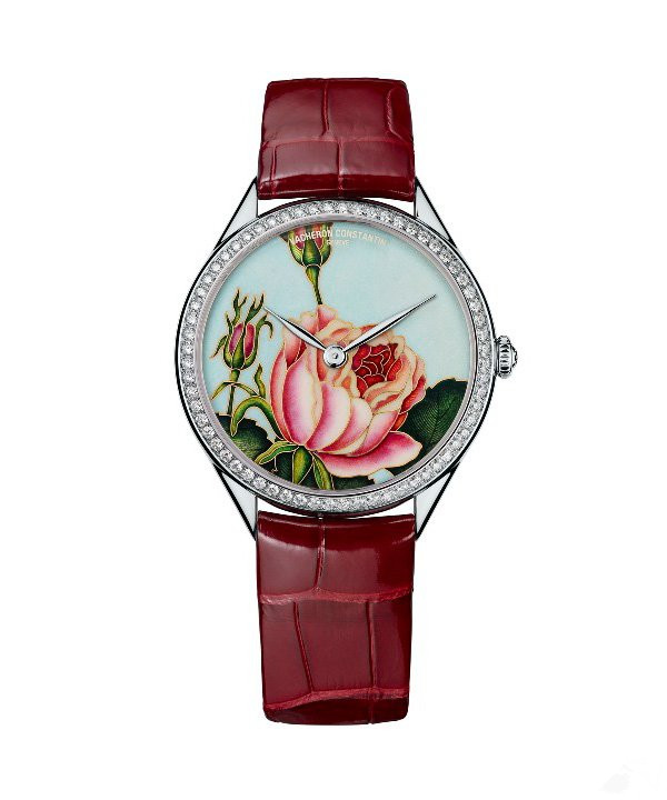 江诗丹顿“花之神殿”香水玫瑰腕表