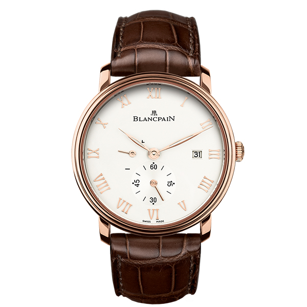 Blancpain宝珀Villeret系列小秒针显示超薄腕表 