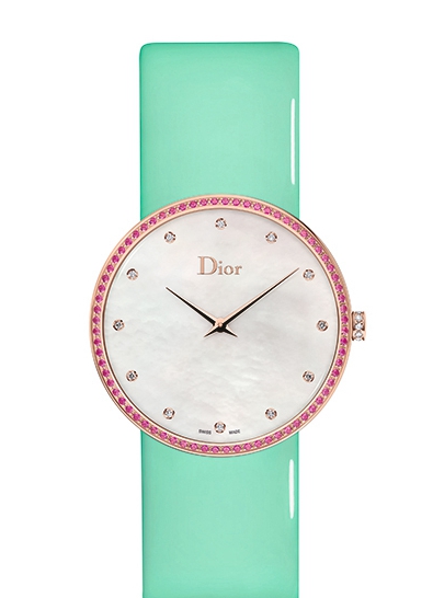 La-D-de-Dior-Granville系列高级腕表-珍珠母贝、粉色蓝宝石-38毫米款