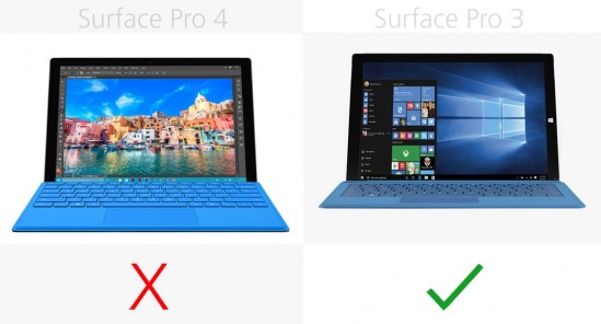 都有哪些升级？Surface Pro 3/4规格参数对比