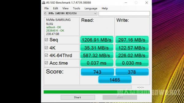 联想YOGA 5 Pro硬盘测试 联想YOGA 5 Pro硬盘测试