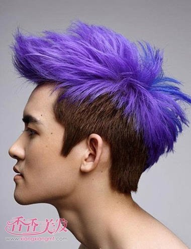 2017年男生流行什么发型颜色 男彩色发型图片