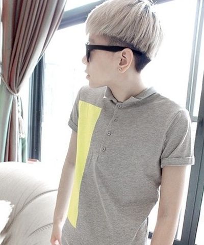 阳光男生个性蘑菇头发型设计 DIY男生时尚的发烫发型