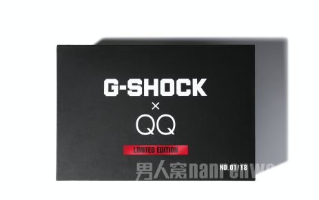 QQ与G-SHOCK合作推出的“腾讯QQ18周年限量礼盒”