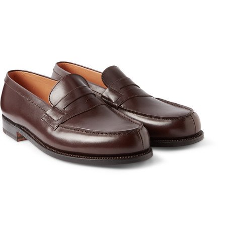 J.M. WESTON Leather Loafers