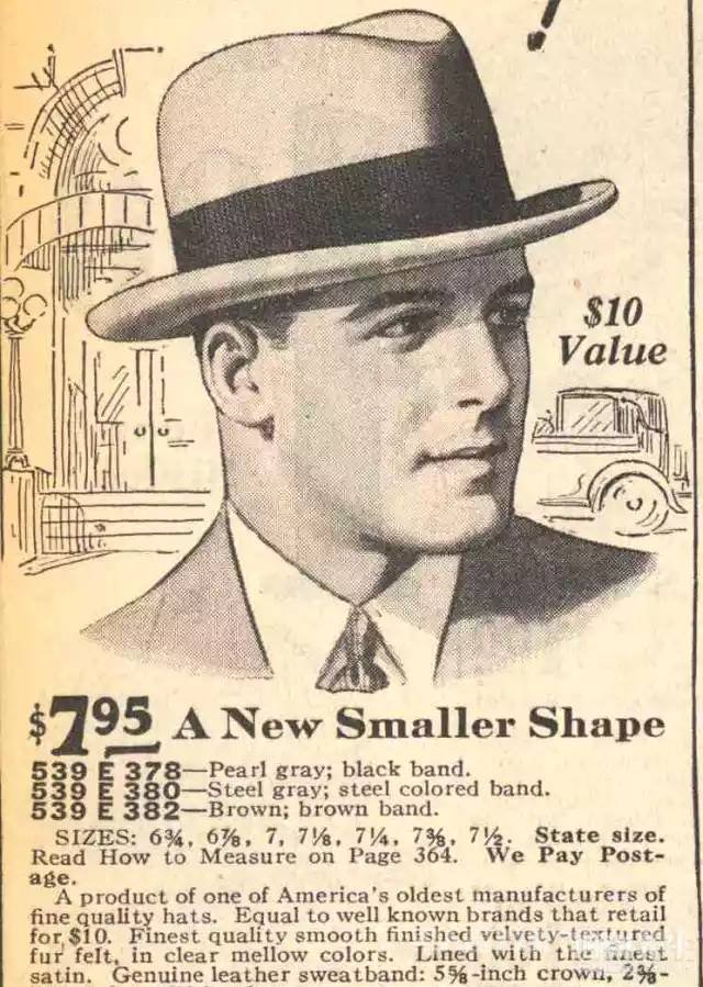 上世纪20年代的巴拿马帽