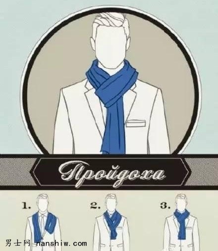 男士围巾10种系法围法图解，从细节打造完美潮人