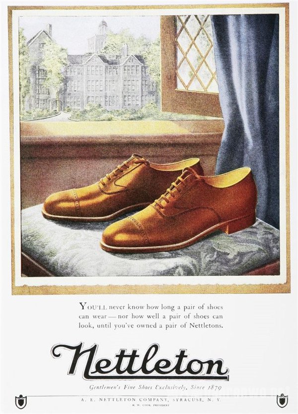 皮鞋广告