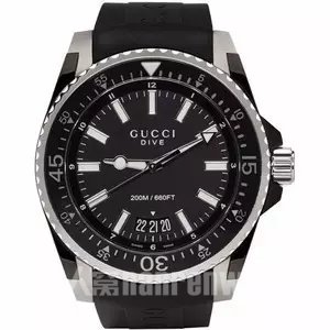 Gucci Black Dive Watch