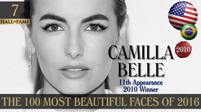 2016《全球最美100张面孔排行榜》完整名单大放送！