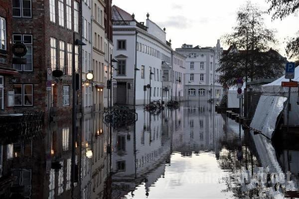 德国北部遭遇洪水