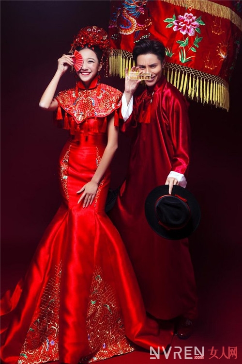 中式婚纱的轻奢主义 已成当下最新风向标