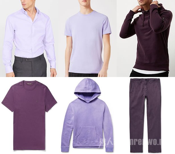 紫色服装配饰推荐