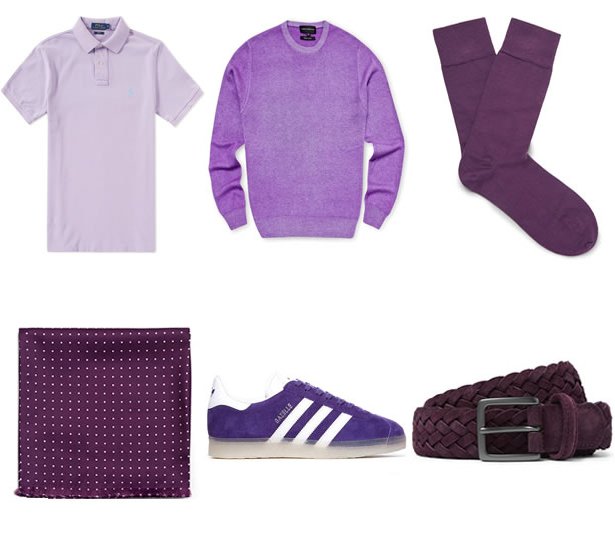 紫色服装配饰推荐