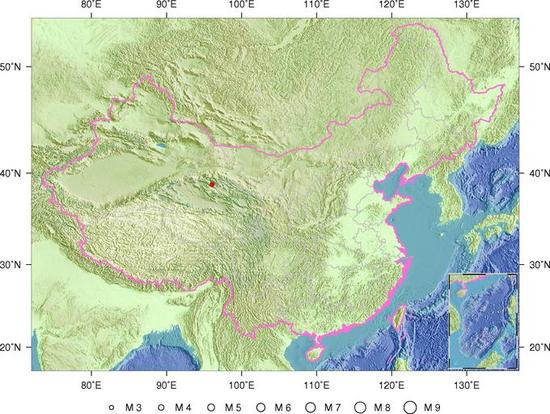 甘肃酒泉市肃北县发生3.3级地震 附近多地有轻微震感