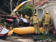 美加州直升机坠毁砸中民宅导致3死2伤