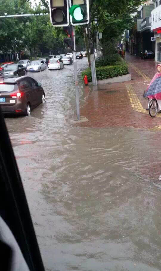 上海暴雨袭城