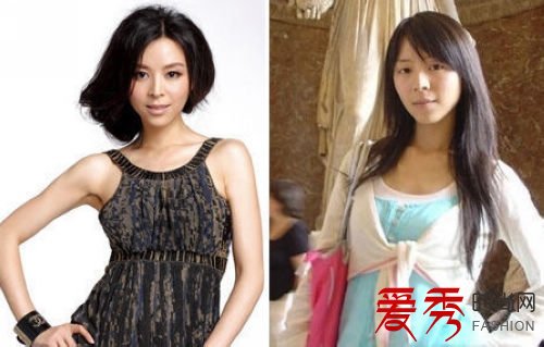 张静初素颜VS上妆