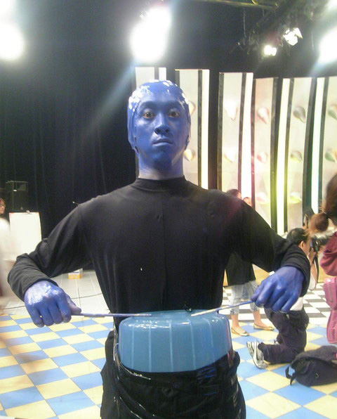 陈汉典模仿blue man