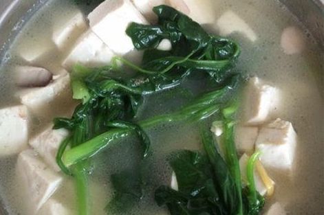 菠菜豆腐