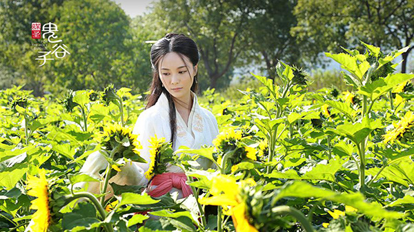 素雅白衣长裙被赞仙女