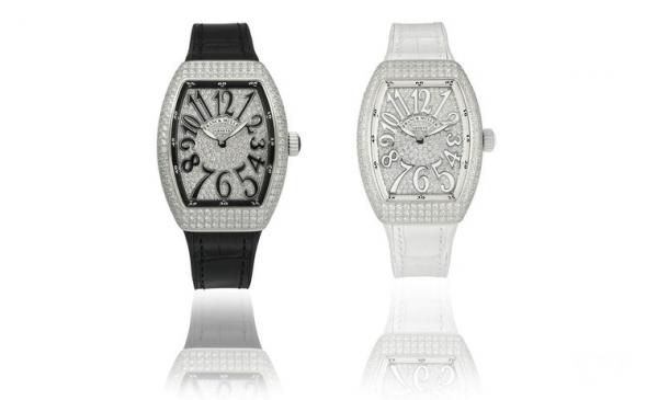 FRANCK MULLER Vanguard Lady in Stainless Steel with diamonds – HKD 236,000