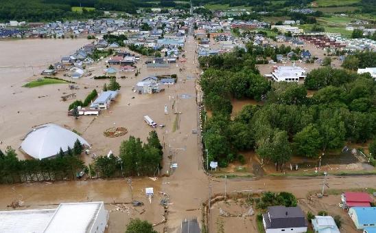 日本北海道暴雨 日本北海道受台风影响遇50年一遇大暴雨