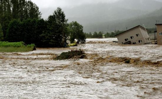 日本北海道暴雨 日本北海道受台风影响遇50年一遇大暴雨