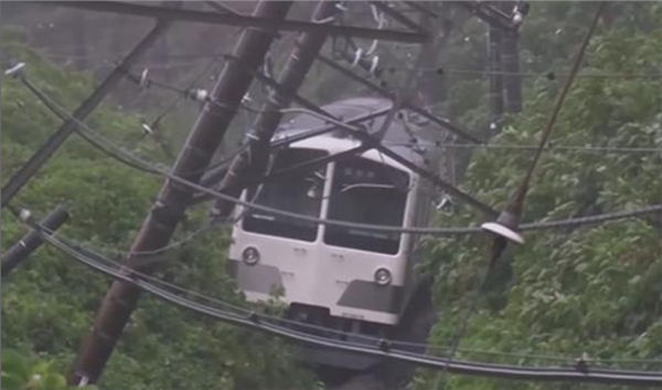 日本北海道暴雨 岛国无法抵抗台风的伤害