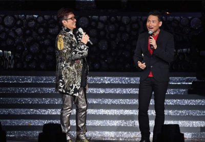 【图】谭咏麟张学友演唱会两歌神开唱 七仔稳坐华语歌坛霸主地位