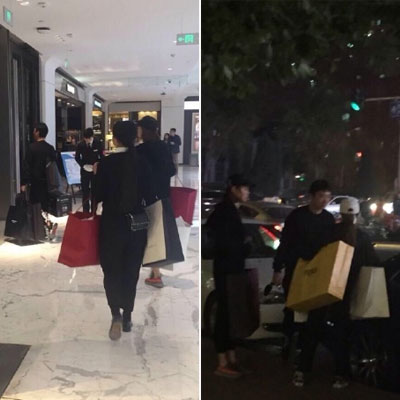 王思聪紧搂95后女友逛街 狂买奢侈品
