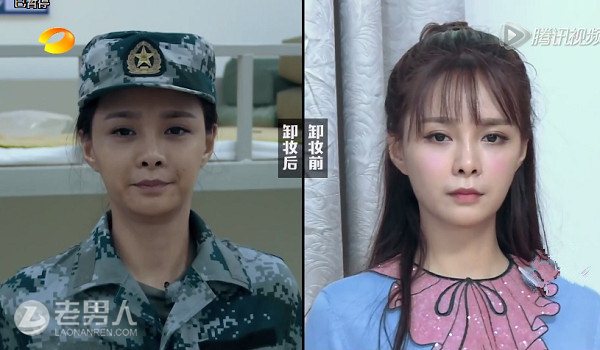 《真正男子汉》女嘉宾现场卸妆 杨幂PK佟丽娅谁更美