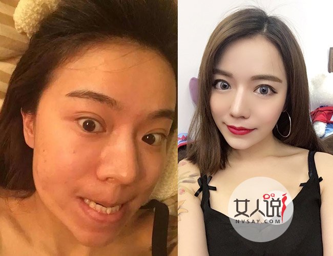 网红邢晓瑶整容前后 巨乳女神卸妆后竟连其老公也不认识