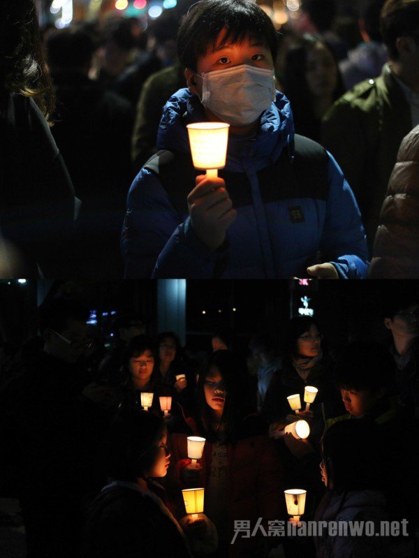 韩国民众要求朴槿惠辞职