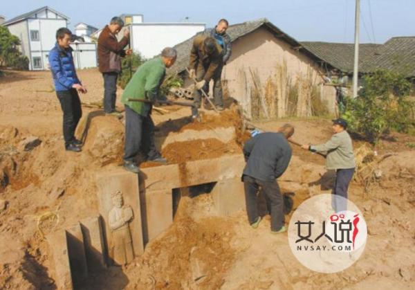 修房挖出南宋古墓 无名小村惊现古墓原因曝光