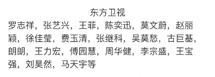 湖南、浙江、东方、江苏四大卫视2017年跨年演唱会嘉宾名单汇总