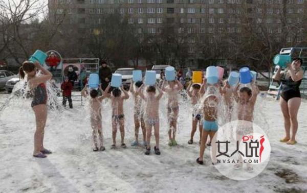 俄幼童雪地裸奔 战斗民族出育儿新招挑战严寒惊呆众人