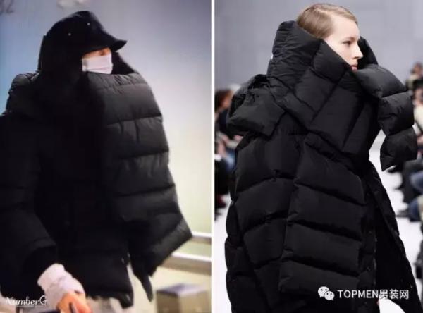 Balenciaga超大羽绒服