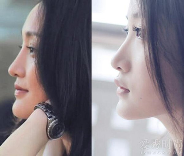 周迅小周迅侧颜对比