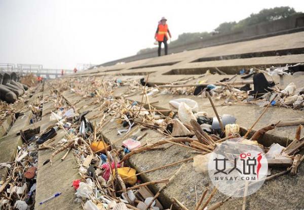 千吨垃圾倾倒长江 江水恶臭难闻私抛垃圾者被批无法无天