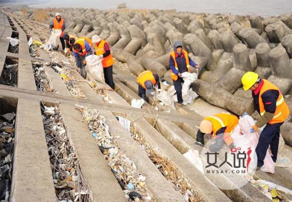 千吨垃圾倾倒长江 江水恶臭难闻私抛垃圾者被批无法无天