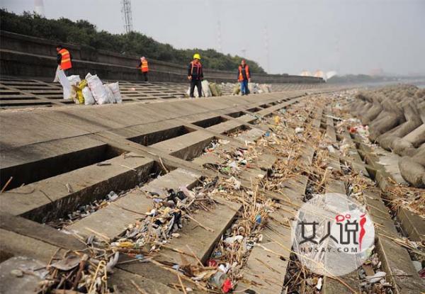 千吨垃圾倾倒长江 江水恶臭难闻私抛垃圾者被批无法无天