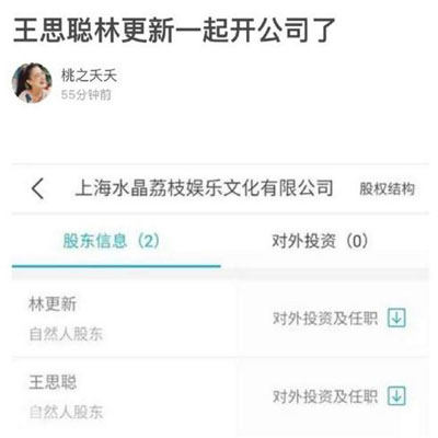 王思聪林更新什么关系