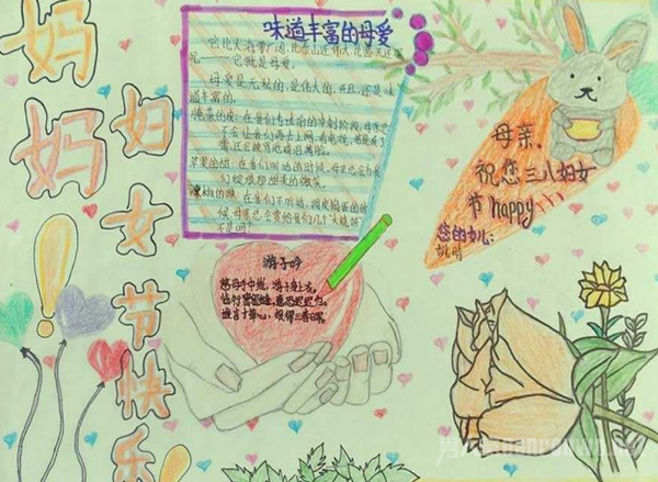 三八节手抄报图片