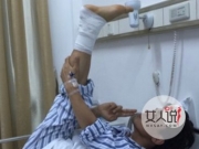 王宝强晒在病床上的照片 小腿骨折的来源竟是如此的悲凉