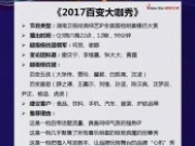 百变大咖秀2017拟邀何炅谢娜百变五侠薛之谦黄磊尹正杨迪王嘉尔等