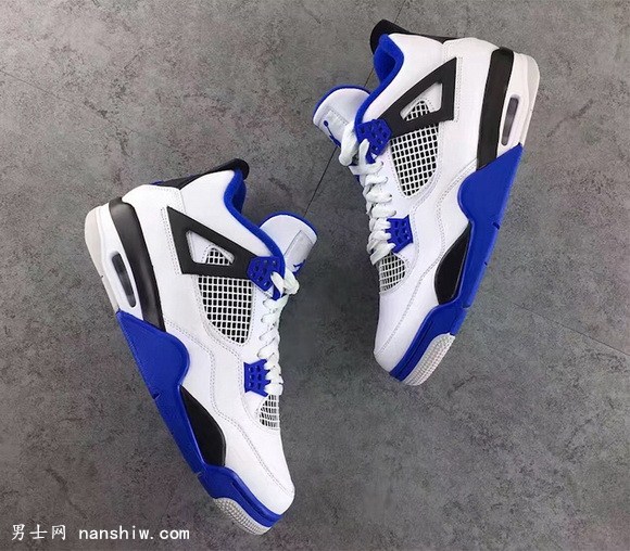 赛车蓝活力潮鞋| Air Jordan 4 Retro“Motosports”