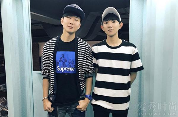 林俊杰与迷弟TFBOYS王源